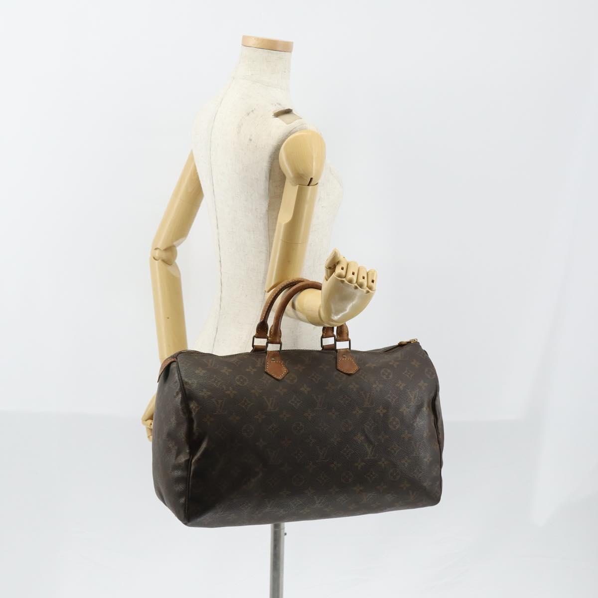 LOUIS VUITTON Monogram Speedy 40 Hand Bag M41522 LV Auth 150686