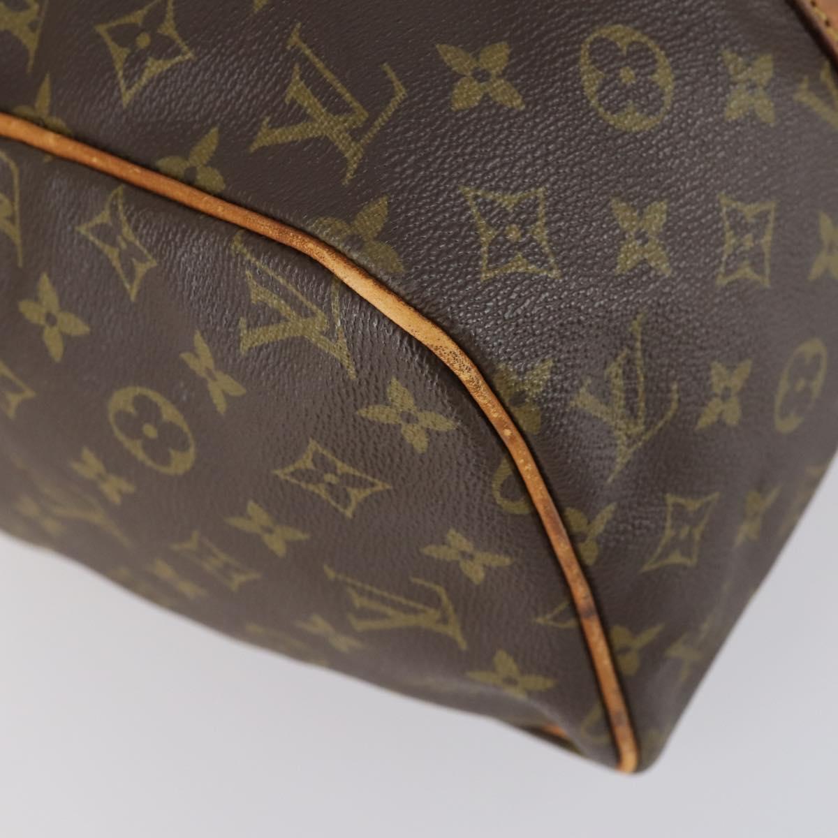 LOUIS VUITTON Monogram Sac Souple 35 Boston Bag M41626 LV Auth 150687