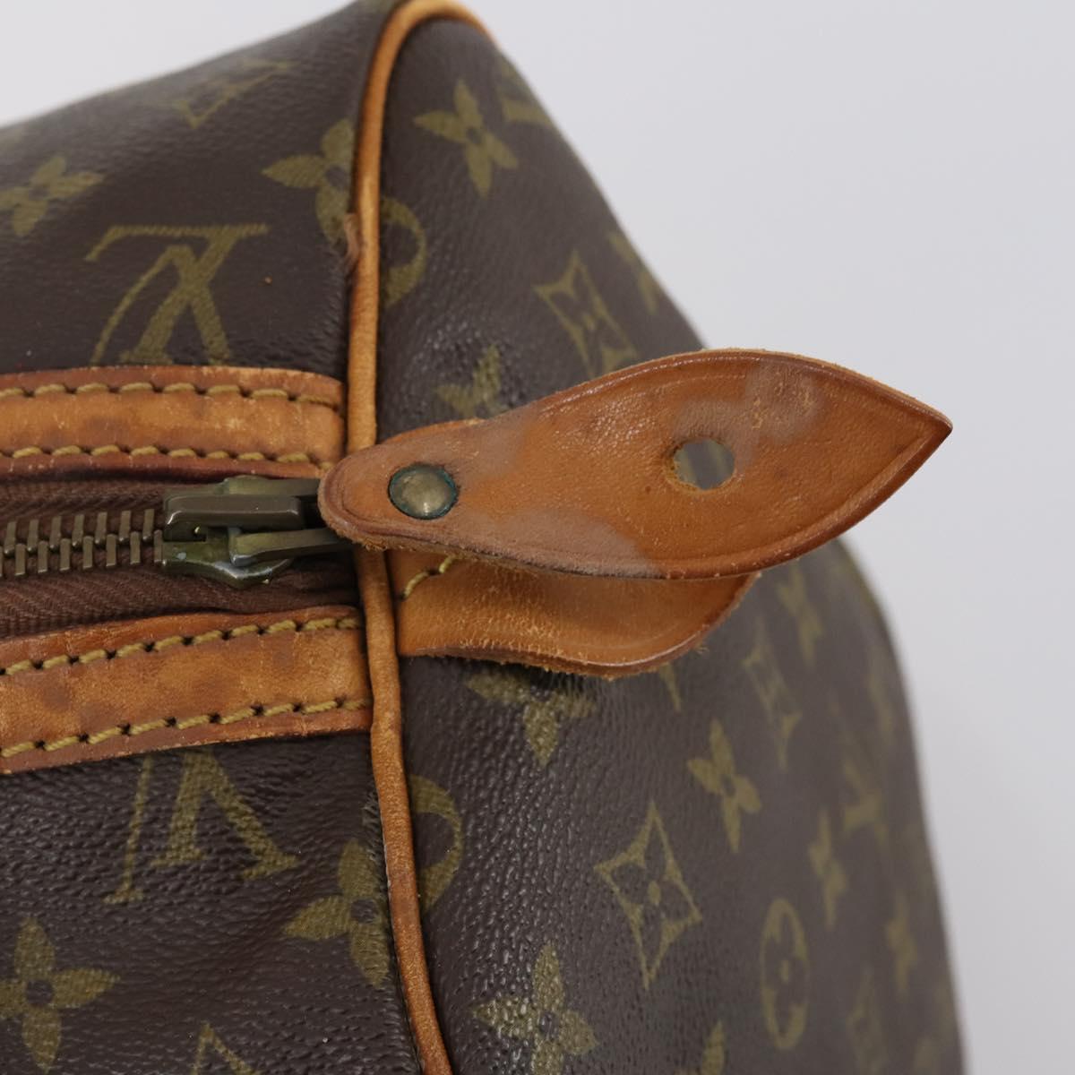 LOUIS VUITTON Monogram Sac Souple 35 Boston Bag M41626 LV Auth 150687