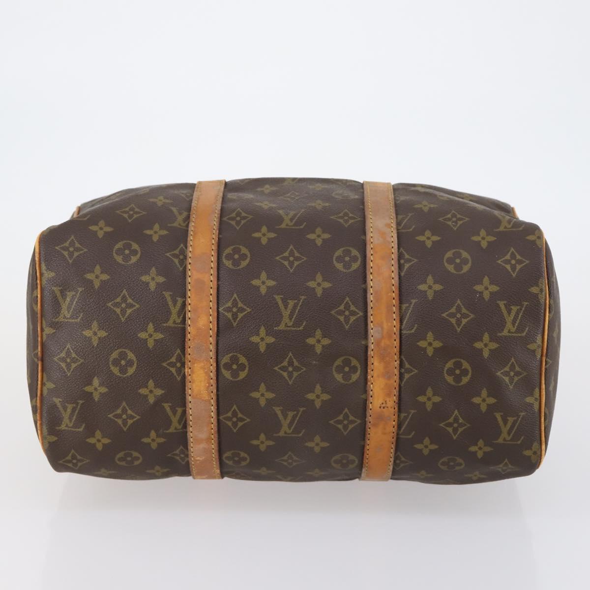 LOUIS VUITTON Monogram Sac Souple 35 Boston Bag M41626 LV Auth 150687