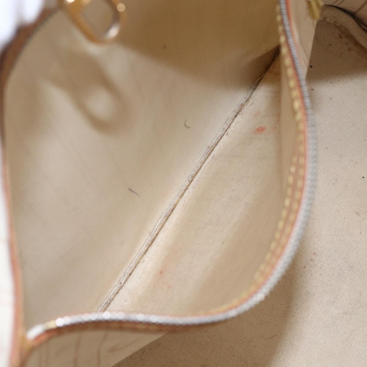 LOUIS VUITTON Damier Azur Neverfull MM Tote Bag N41605 LV Auth 150697