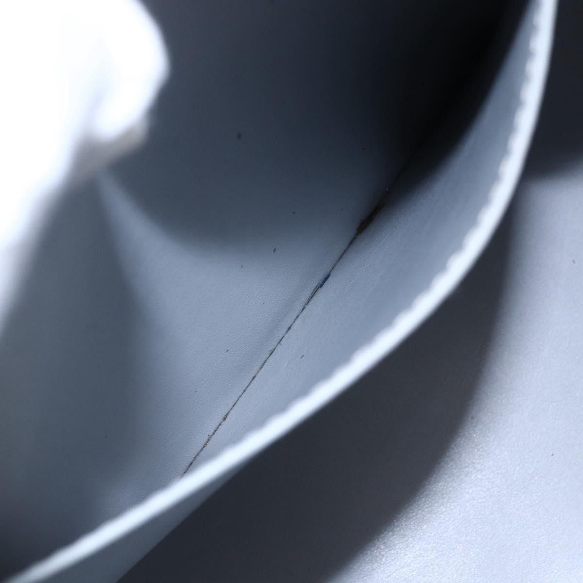 LOUIS VUITTON Monogram Vernis Houston Hand Bag Gris M91053 LV Auth 150702