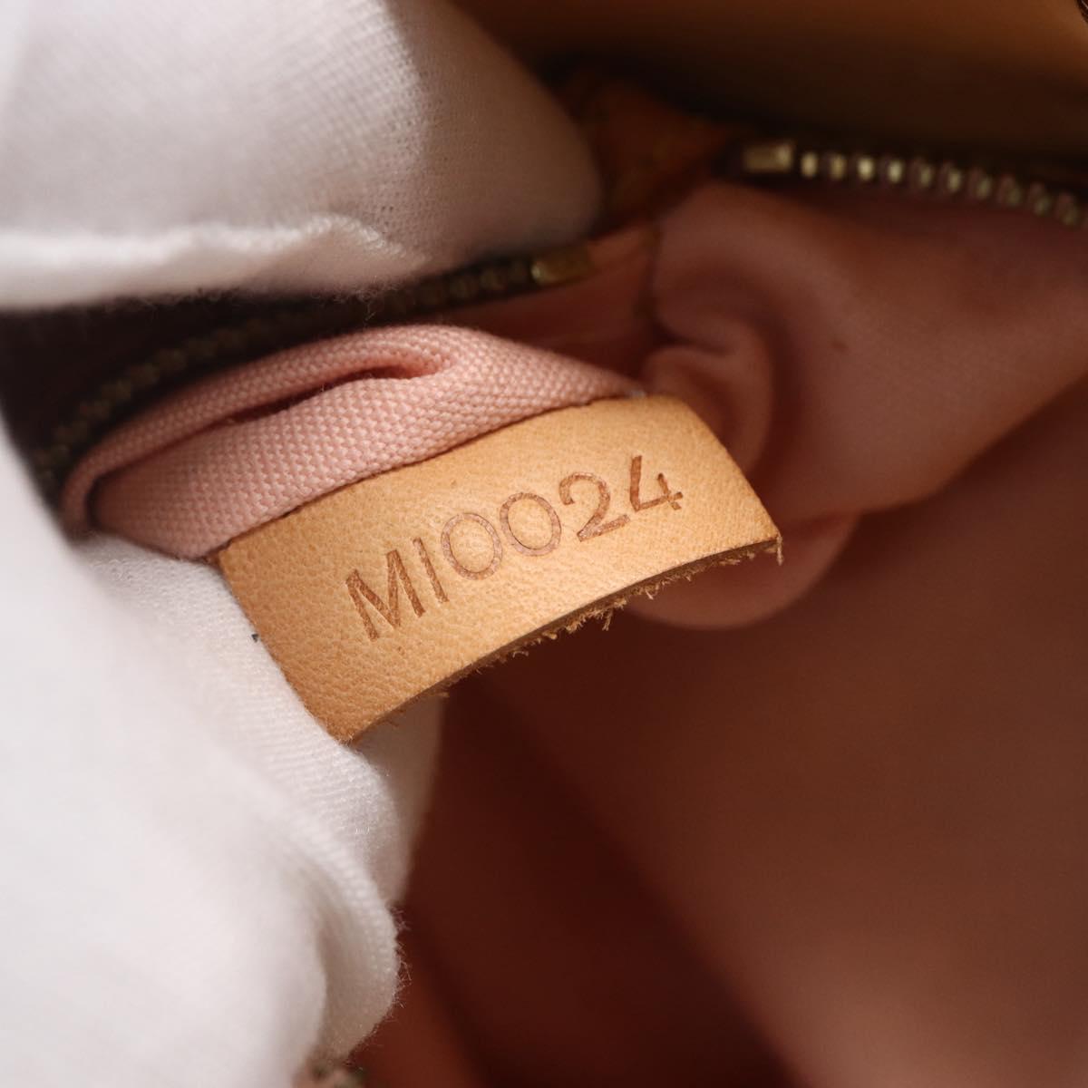 LOUIS VUITTON Monogram Vernis Reade PM Bag Marshmallow Pink M91306 Auth 150708