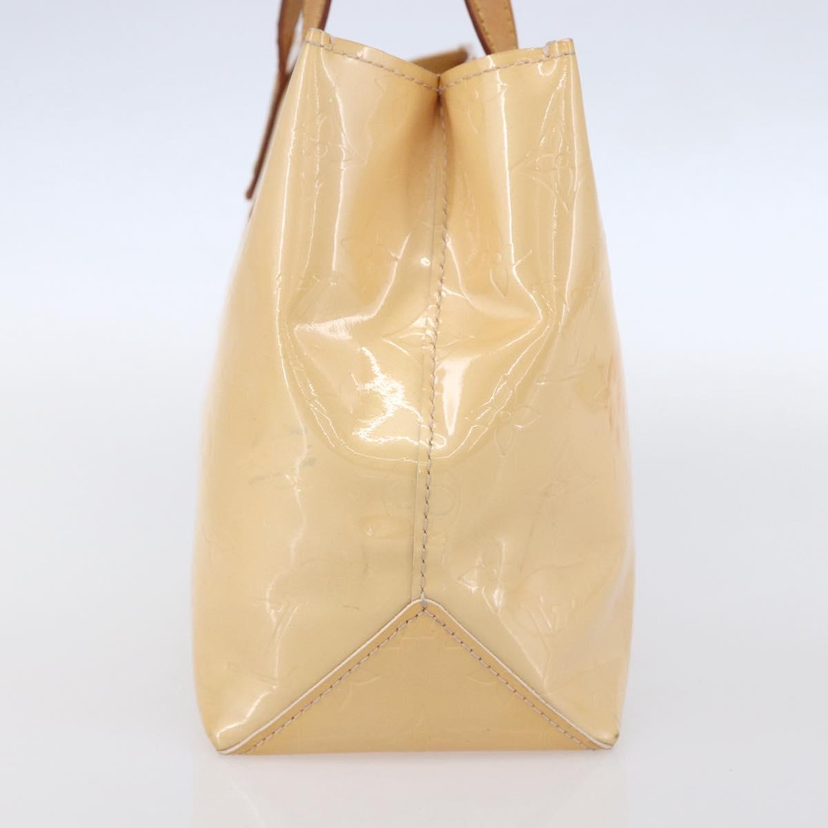 LOUIS VUITTON Monogram Vernis Reade PM Bag Marshmallow Pink M91306 Auth 150708