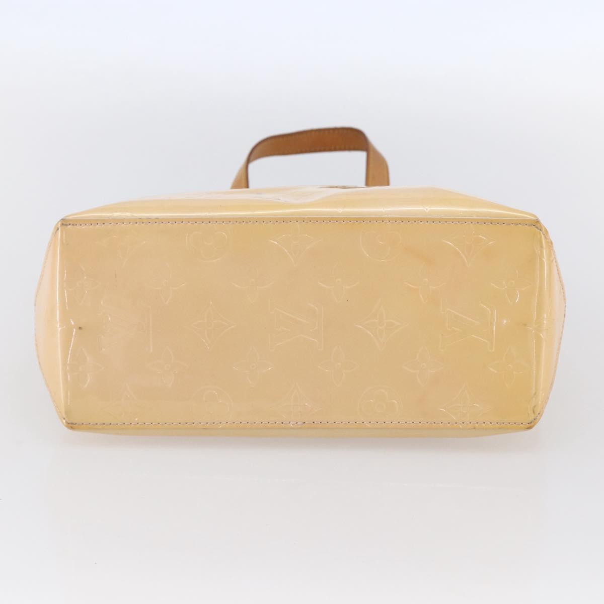 LOUIS VUITTON Monogram Vernis Reade PM Bag Marshmallow Pink M91306 Auth 150708