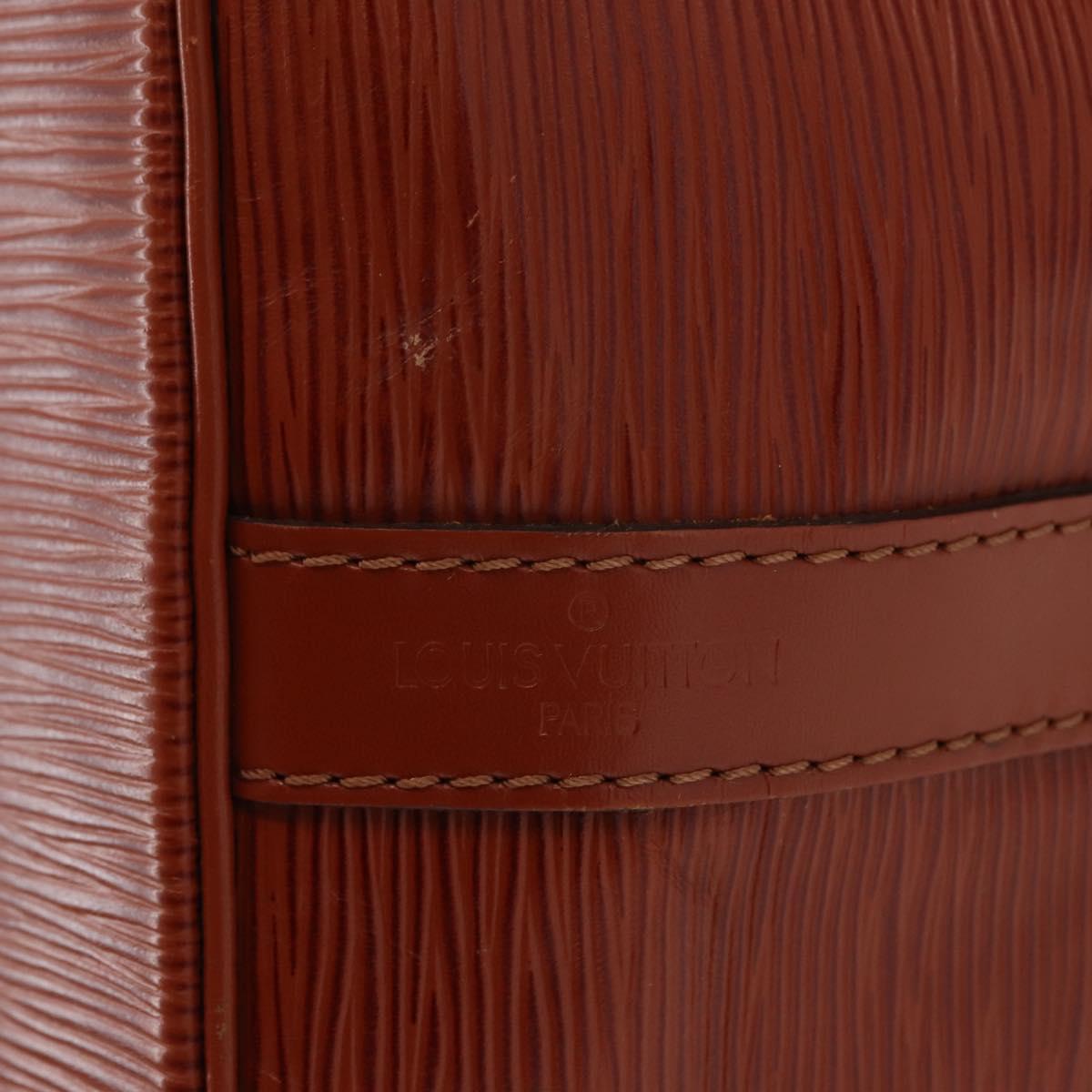 LOUIS VUITTON Epi Petit Noe Shoulder Bag Brown M44103 LV Auth 150711