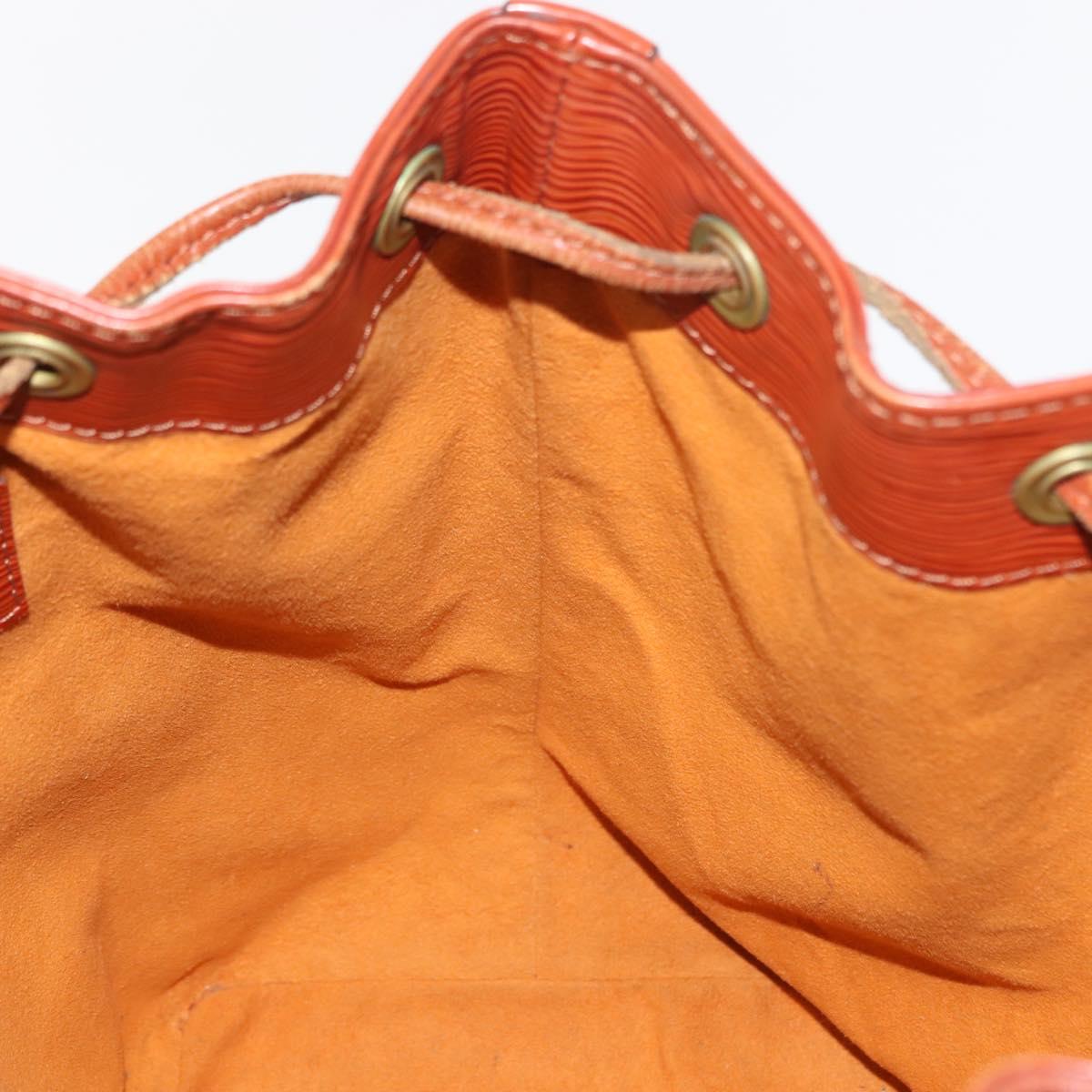 LOUIS VUITTON Epi Petit Noe Shoulder Bag Brown M44103 LV Auth 150711