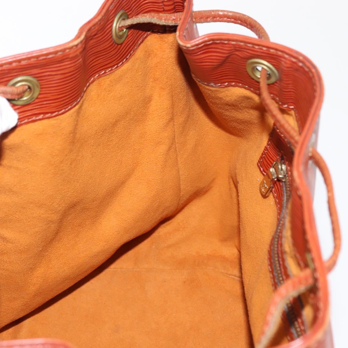 LOUIS VUITTON Epi Petit Noe Shoulder Bag Brown M44103 LV Auth 150711