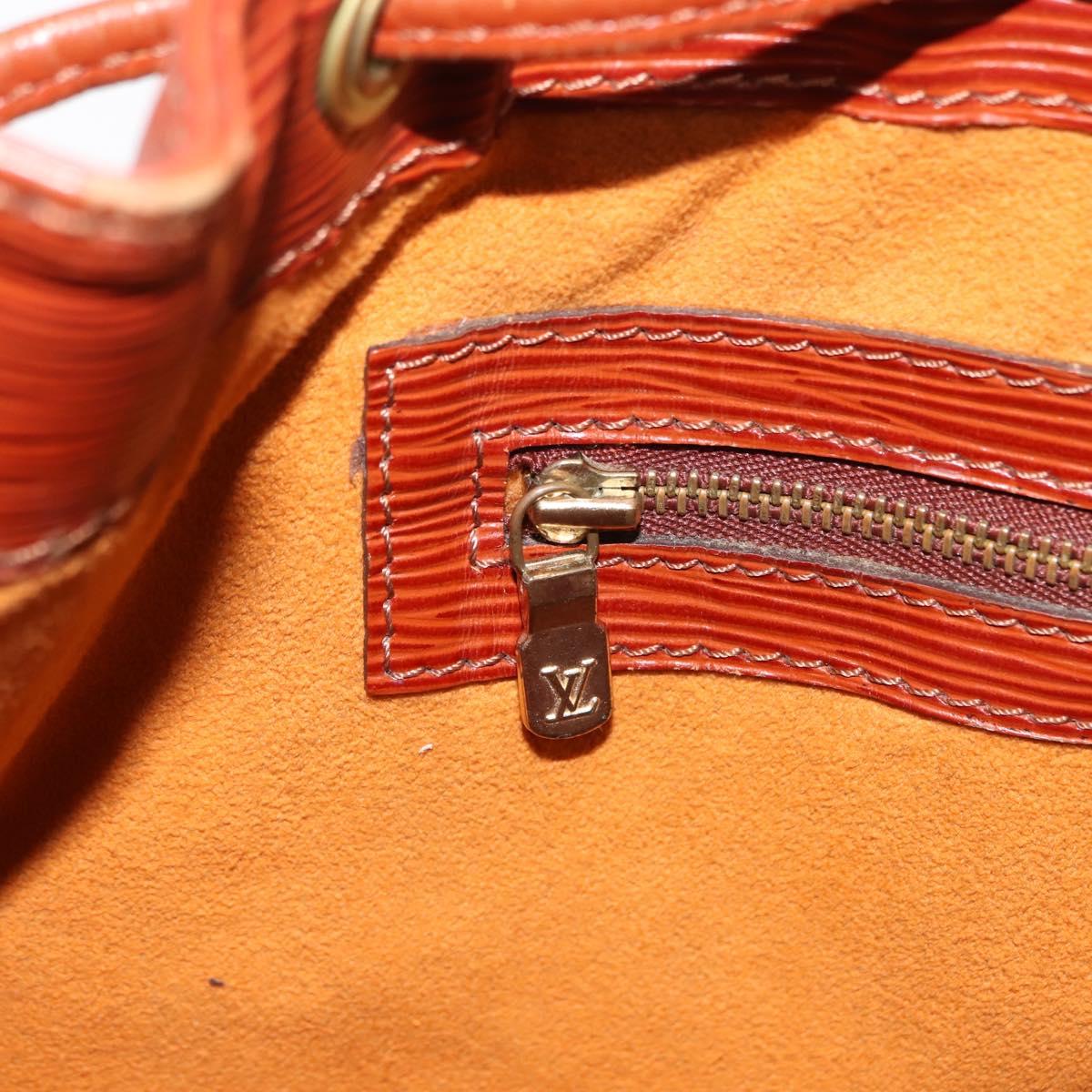 LOUIS VUITTON Epi Petit Noe Shoulder Bag Brown M44103 LV Auth 150711