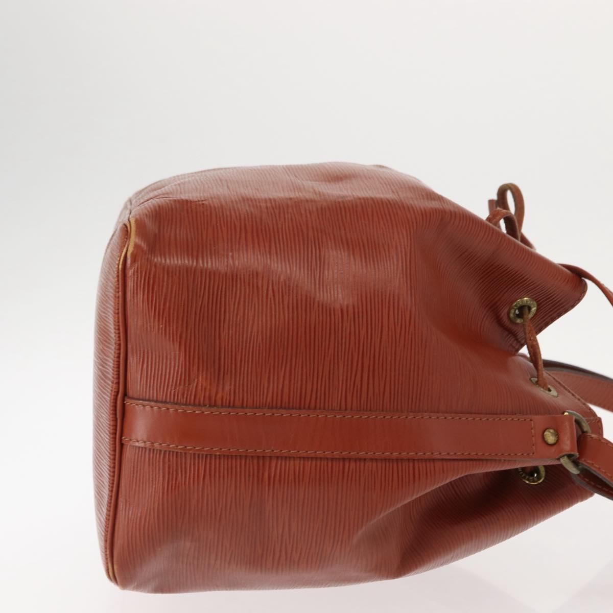 LOUIS VUITTON Epi Petit Noe Shoulder Bag Brown M44103 LV Auth 150711