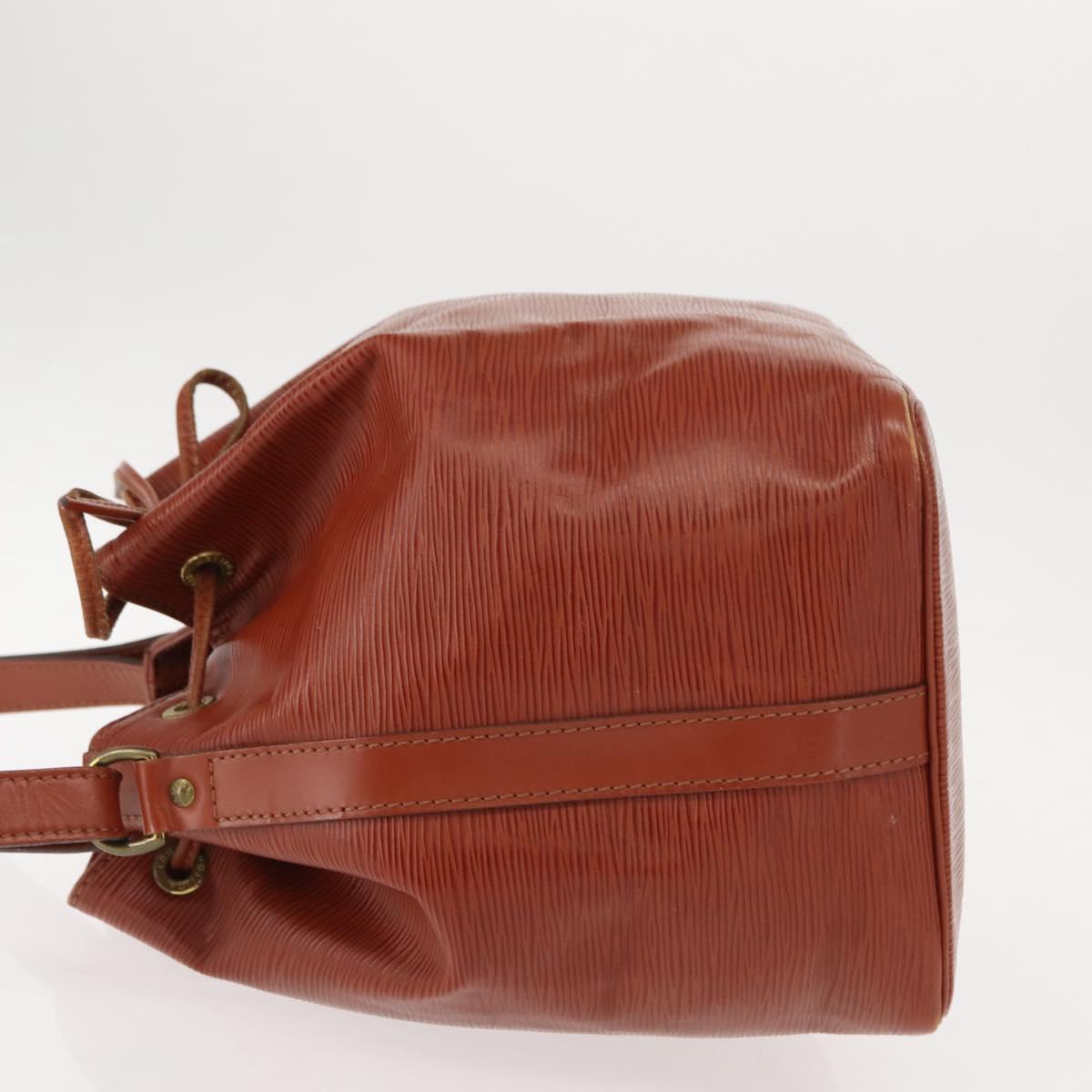 LOUIS VUITTON Epi Petit Noe Shoulder Bag Brown M44103 LV Auth 150711