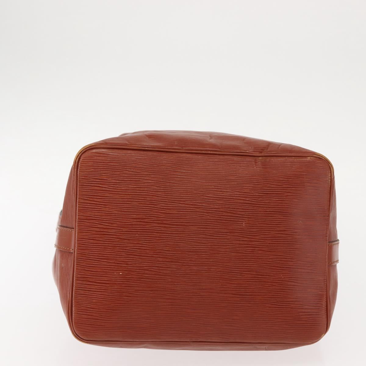 LOUIS VUITTON Epi Petit Noe Shoulder Bag Brown M44103 LV Auth 150711