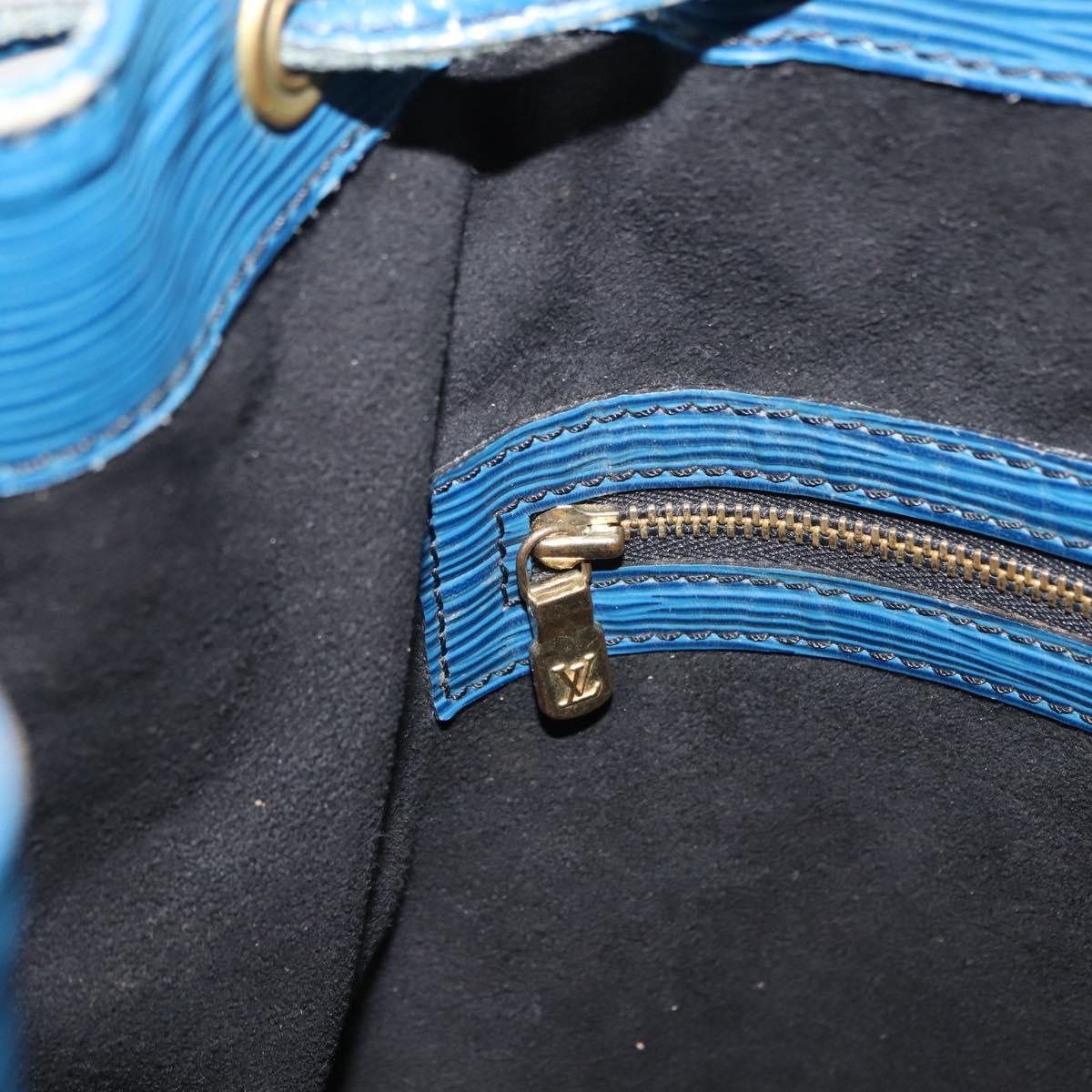 LOUIS VUITTON Epi Noe Shoulder Bag Toledo Blue M44005 LV Auth 150712