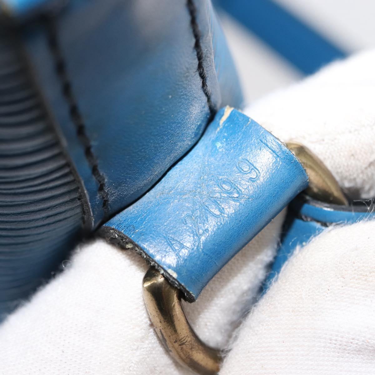 LOUIS VUITTON Epi Noe Shoulder Bag Toledo Blue M44005 LV Auth 150712