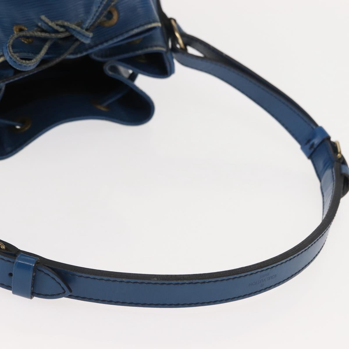 LOUIS VUITTON Epi Noe Shoulder Bag Toledo Blue M44005 LV Auth 150712