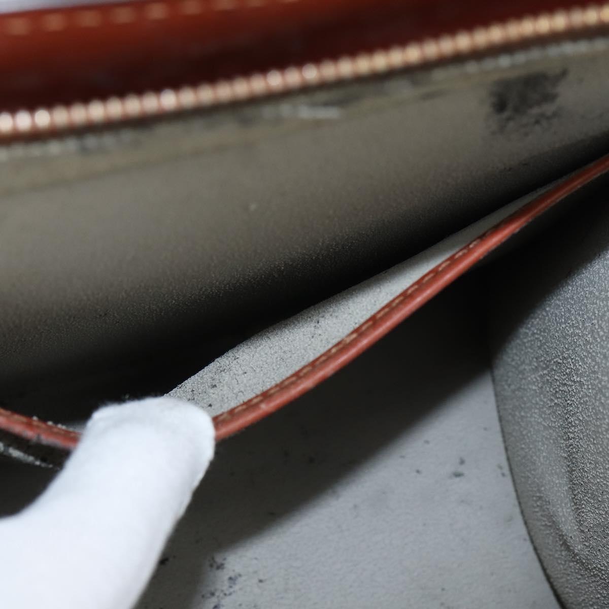LOUIS VUITTON Epi Riviera Hand Bag Brown M48183 LV Auth 150713