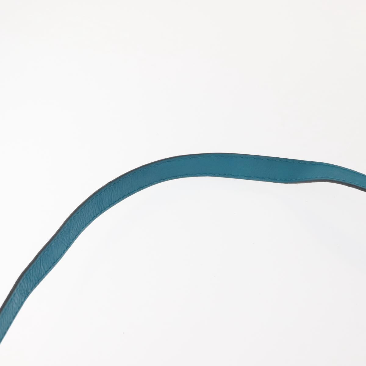 GUCCI GG Canvas Sherry Line Hand Bag 2way Blue Gold 269876 Auth 150743