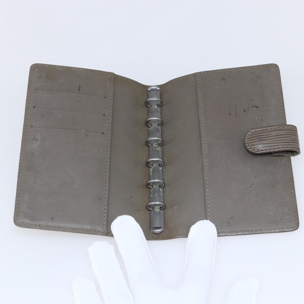 LOUIS VUITTON Epi Agenda PM Day Planner Cover Lilac R2005B LV Auth 150784