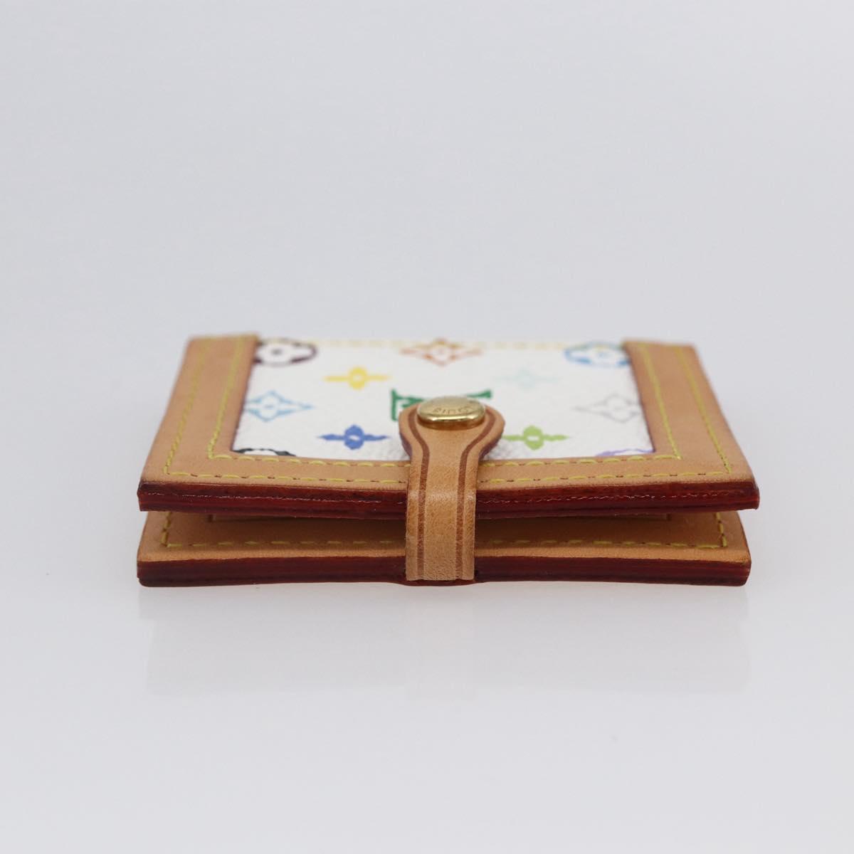 LOUIS VUITTON Multicolor Portofoto 2 Photo Frame White M58003 LV Auth 150787