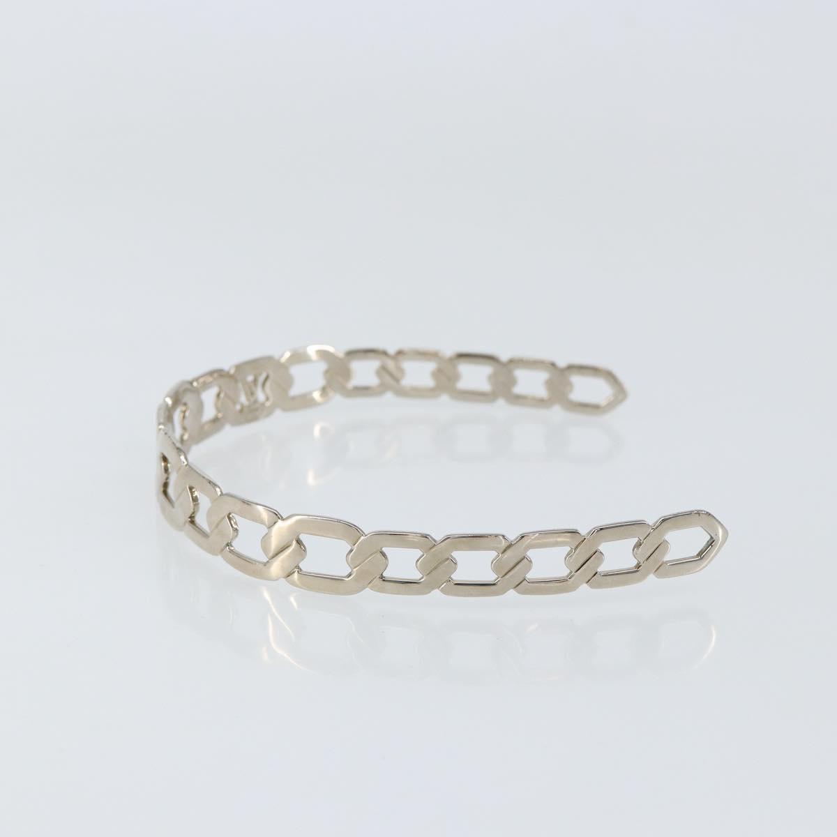 LOUIS VUITTON Katyusha metal Silver LV Auth 150791