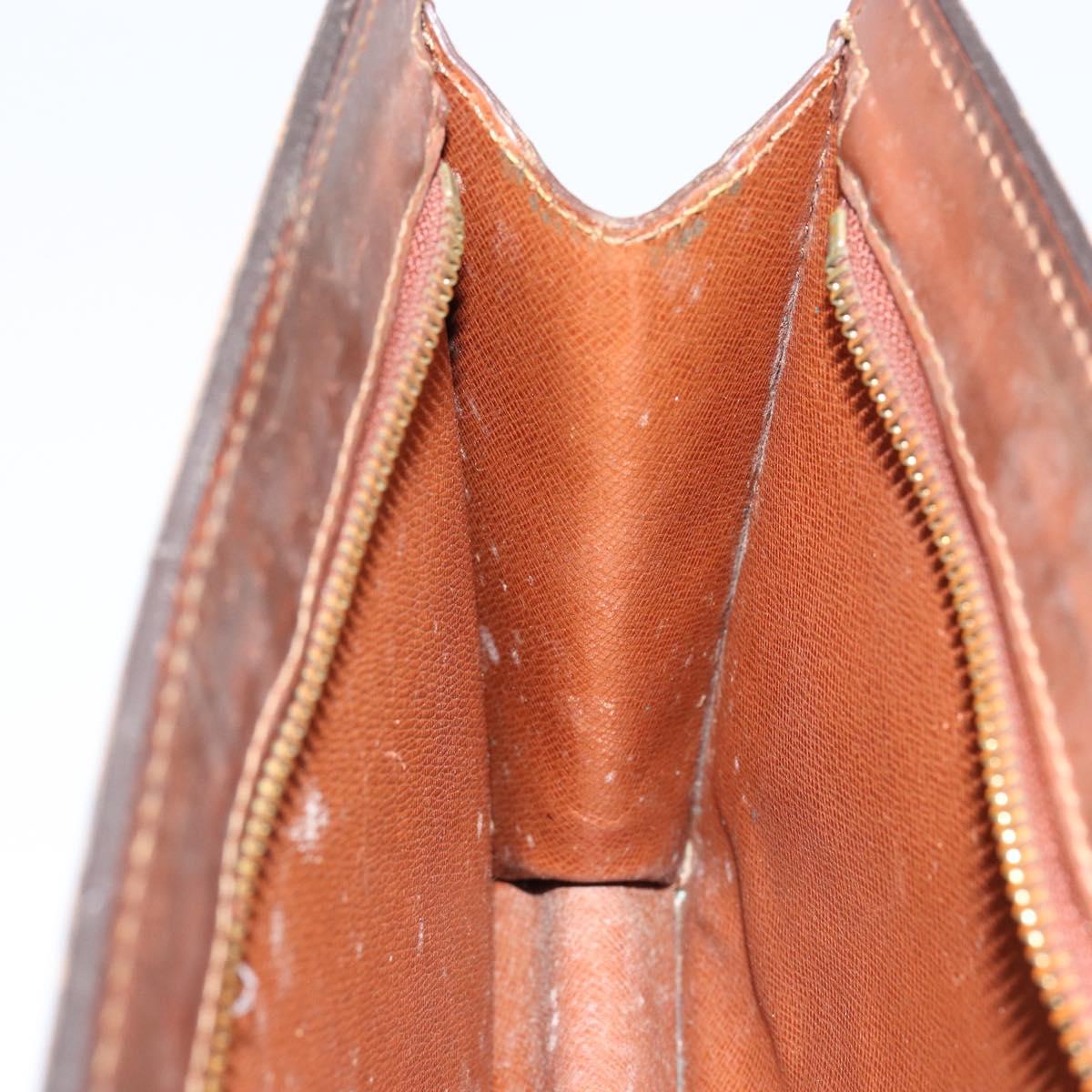 LOUIS VUITTON Monogram Pochette Homme Clutch Bag M51795 LV Auth 150800