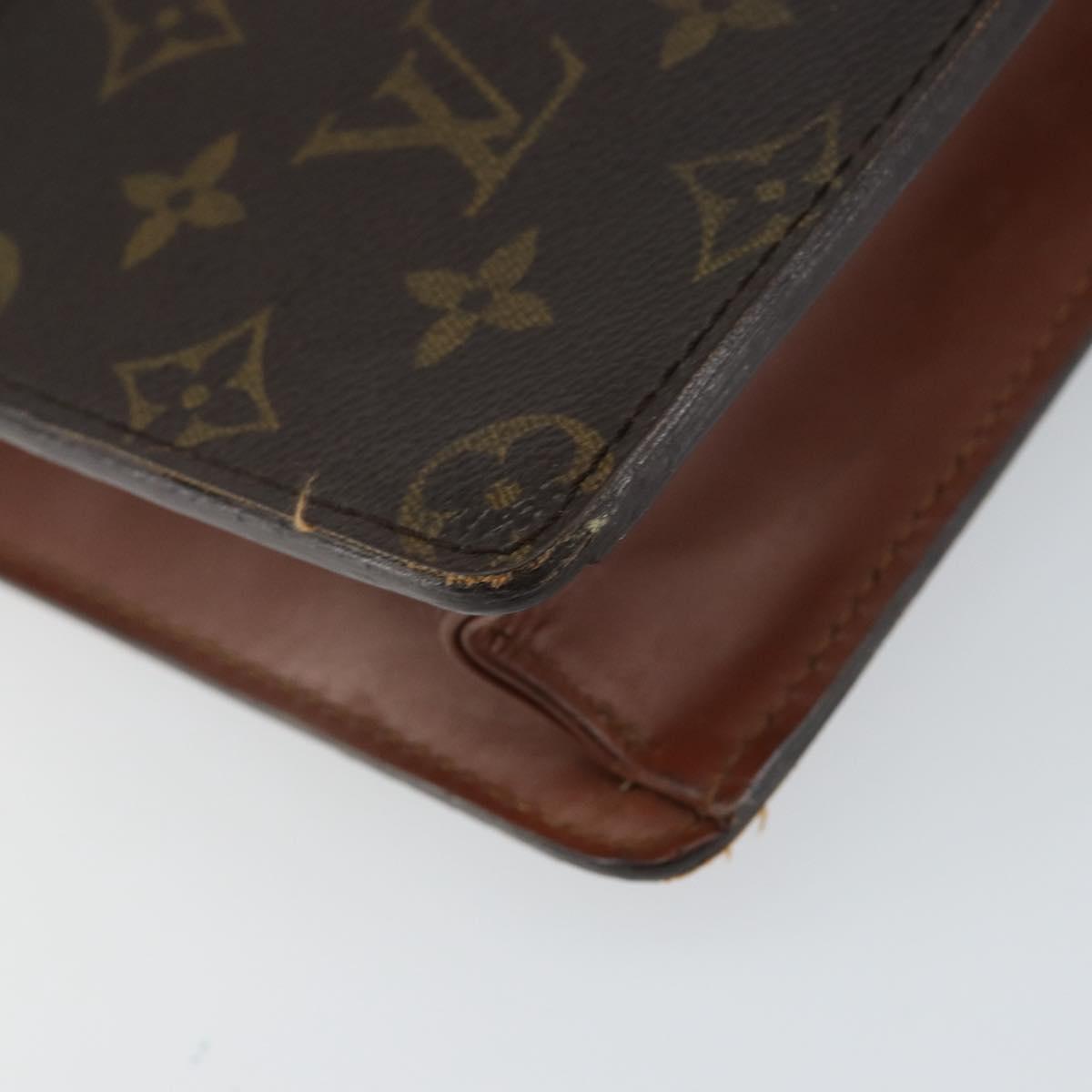 LOUIS VUITTON Monogram Pochette Homme Clutch Bag M51795 LV Auth 150800