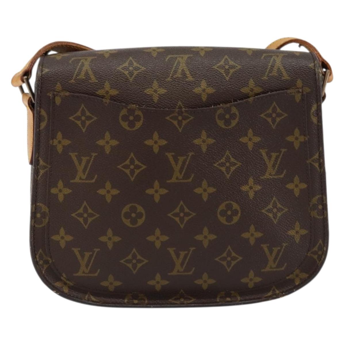 LOUIS VUITTON Monogram Saint Cloud GM Shoulder Bag Vintage M51242 LV Auth 150801
