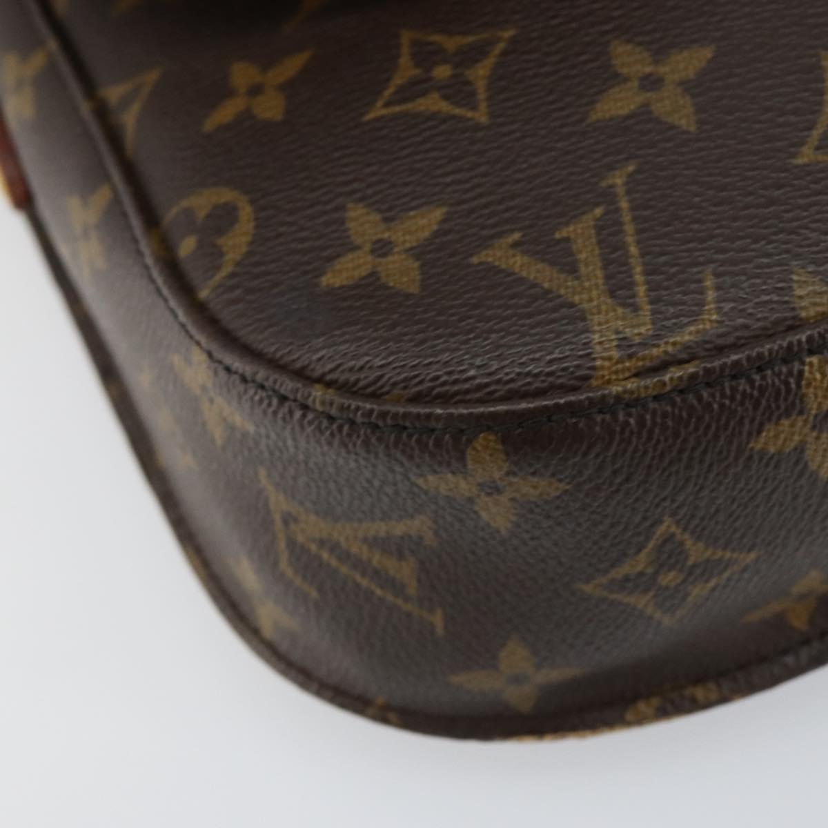 LOUIS VUITTON Monogram Saint Cloud GM Shoulder Bag M51242 LV Auth 150802