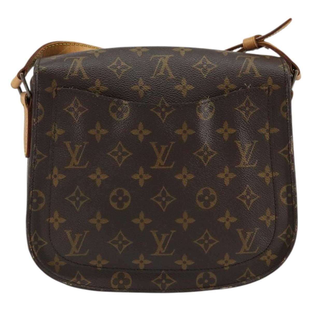 LOUIS VUITTON Monogram Saint Cloud GM Shoulder Bag M51242 LV Auth 150802