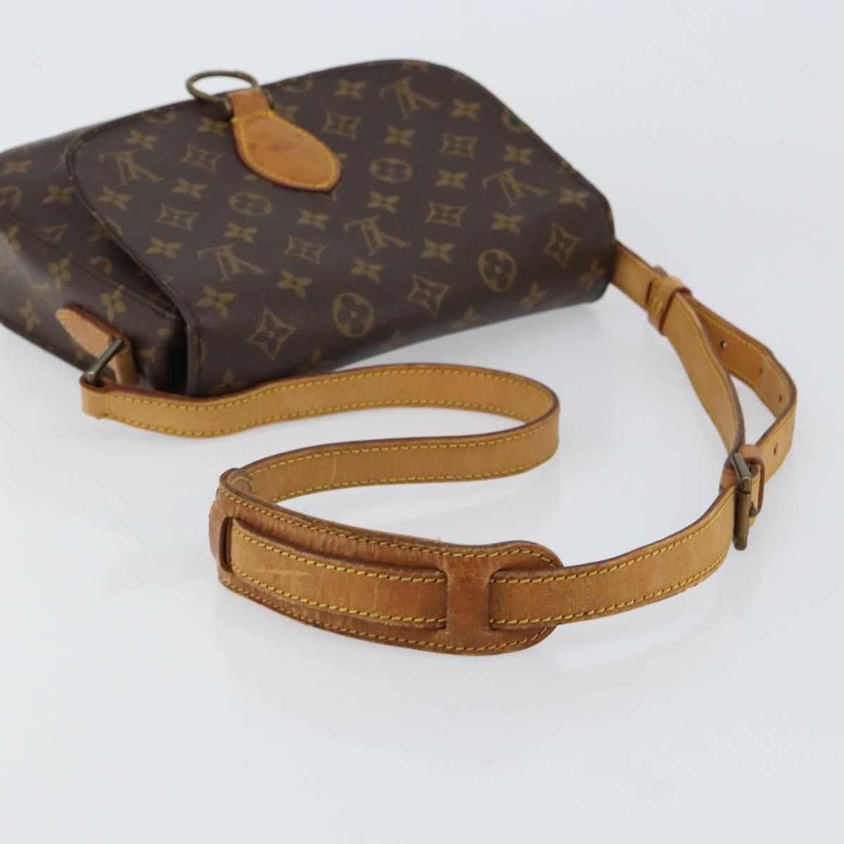 LOUIS VUITTON Monogram Saint Cloud GM Shoulder Bag M51242 LV Auth 150802