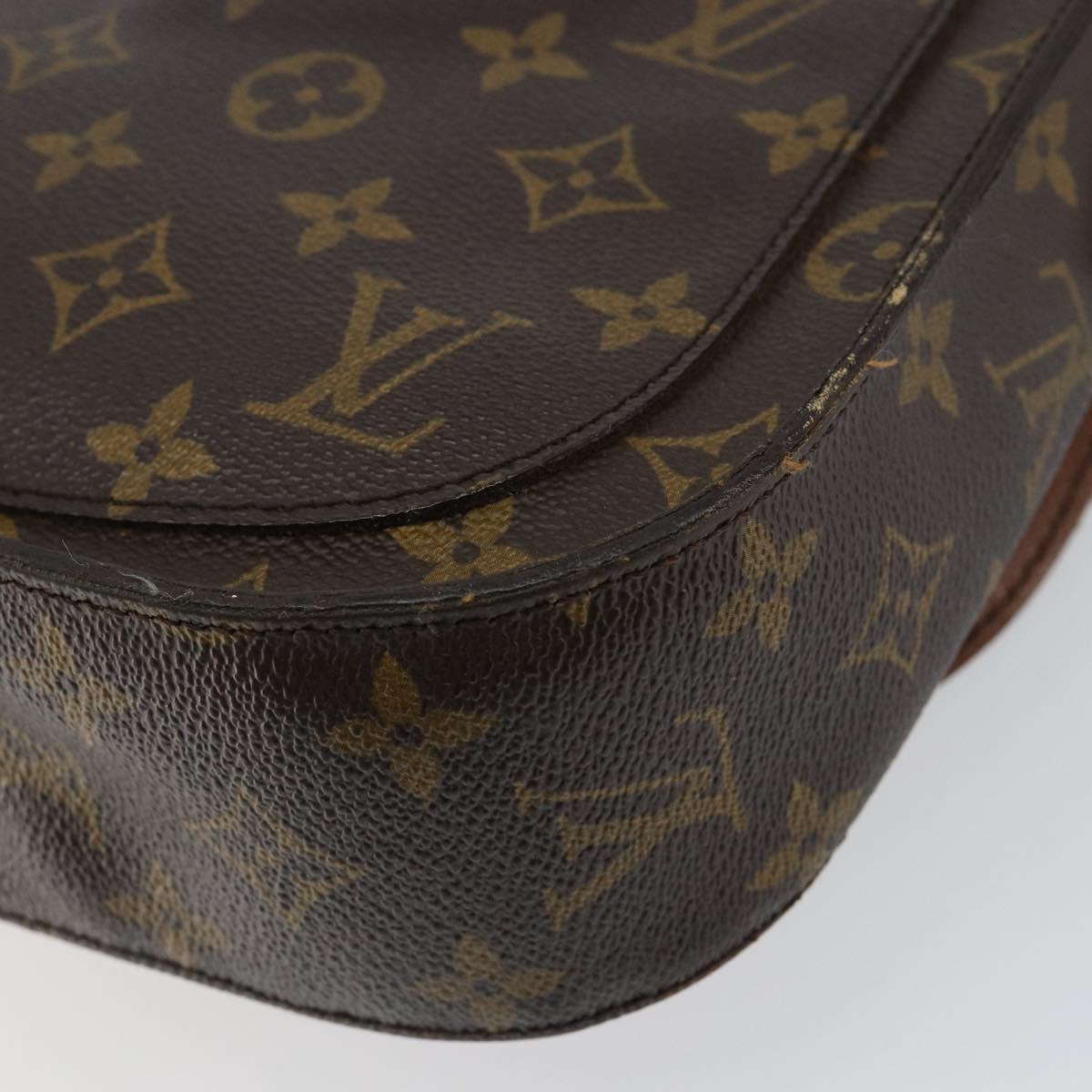 LOUIS VUITTON Monogram Saint Cloud GM Shoulder Bag M51242 LV Auth 150803