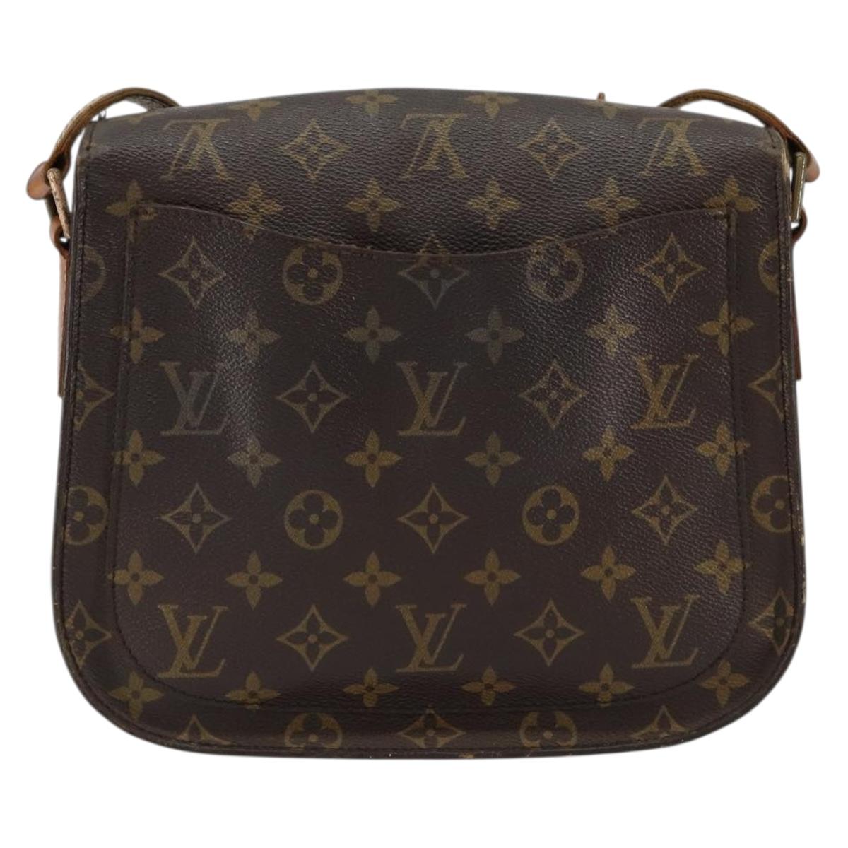 LOUIS VUITTON Monogram Saint Cloud GM Shoulder Bag M51242 LV Auth 150803