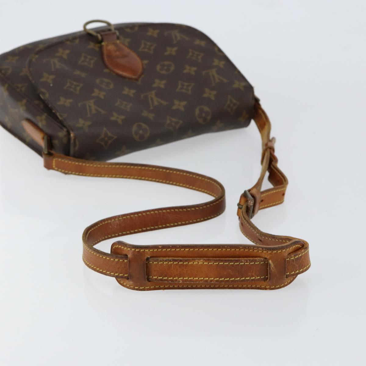 LOUIS VUITTON Monogram Saint Cloud GM Shoulder Bag M51242 LV Auth 150803