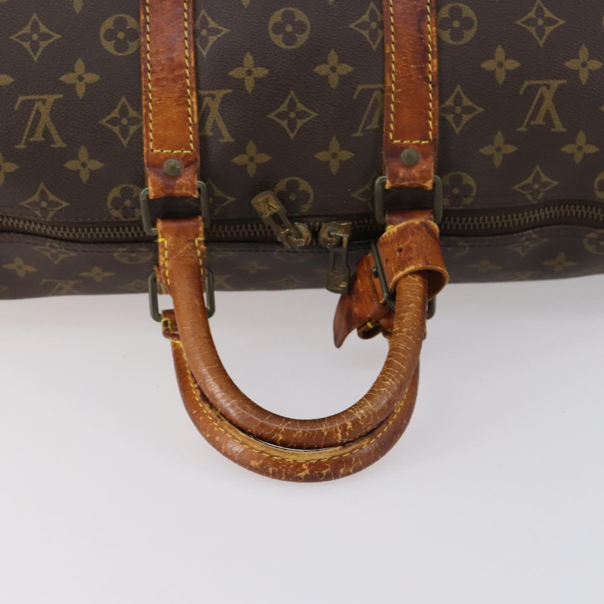 LOUIS VUITTON Monogram Keepall 45 Boston Bag M41428 LV Auth 150804