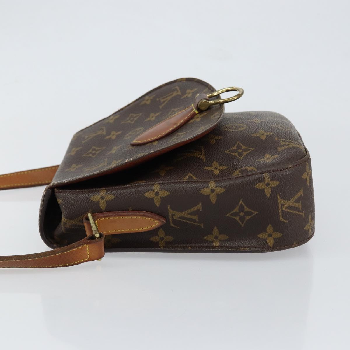LOUIS VUITTON Monogram Saint Cloud GM Shoulder Bag M51242 LV Auth 150826