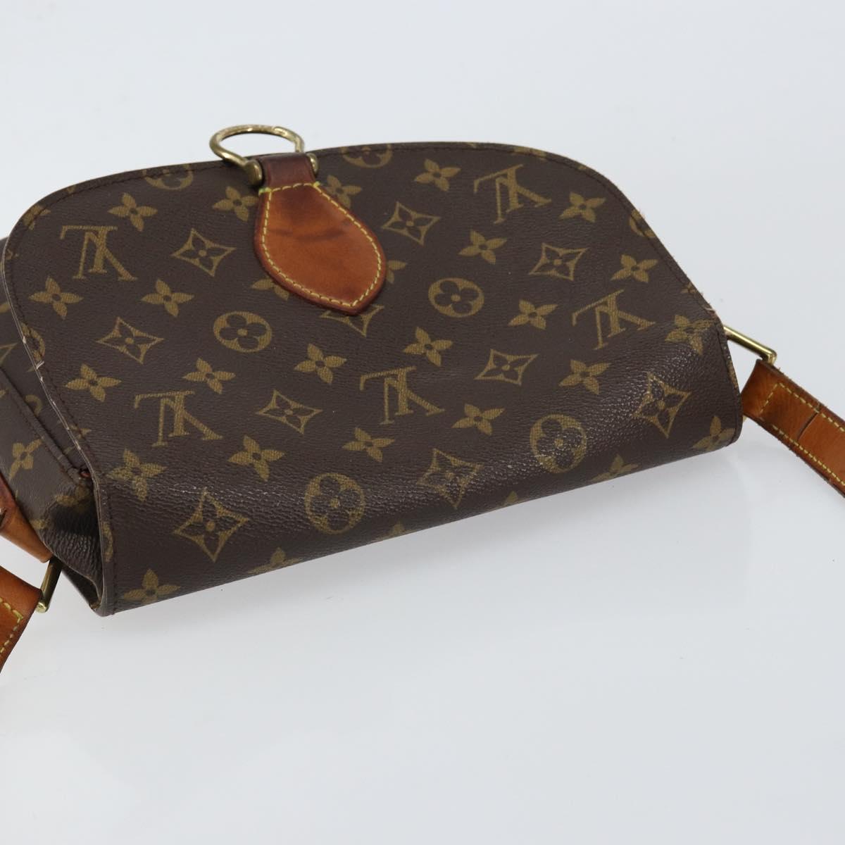 LOUIS VUITTON Monogram Saint Cloud GM Shoulder Bag M51242 LV Auth 150826