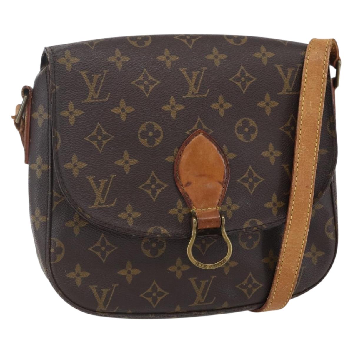 LOUIS VUITTON Monogram Saint Cloud GM Shoulder Bag M51242 LV Auth 150831