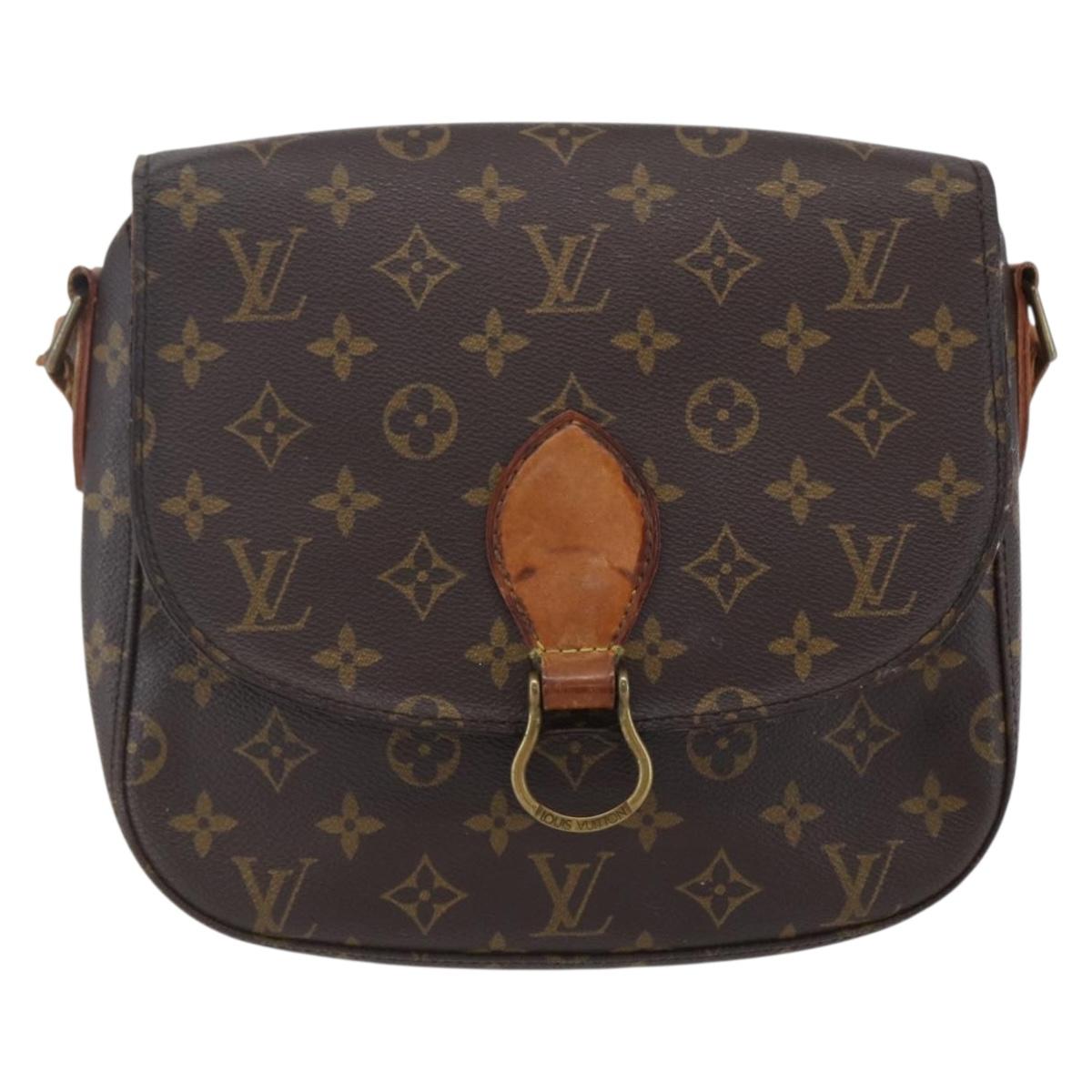 LOUIS VUITTON Monogram Saint Cloud GM Shoulder Bag M51242 LV Auth 150831