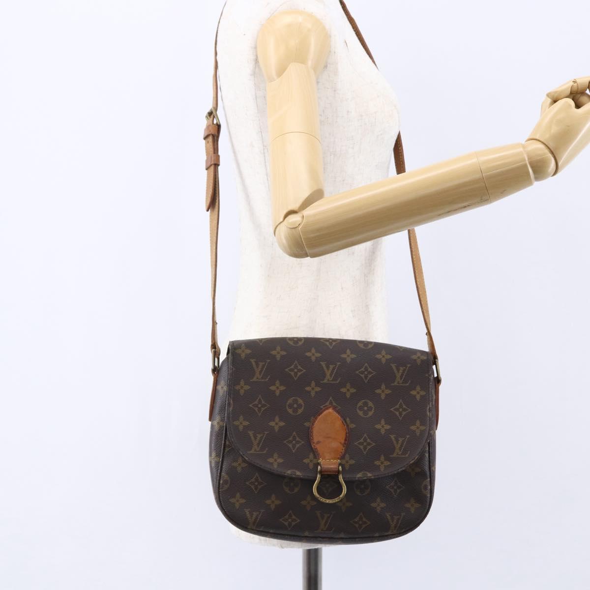 LOUIS VUITTON Monogram Saint Cloud GM Shoulder Bag M51242 LV Auth 150831
