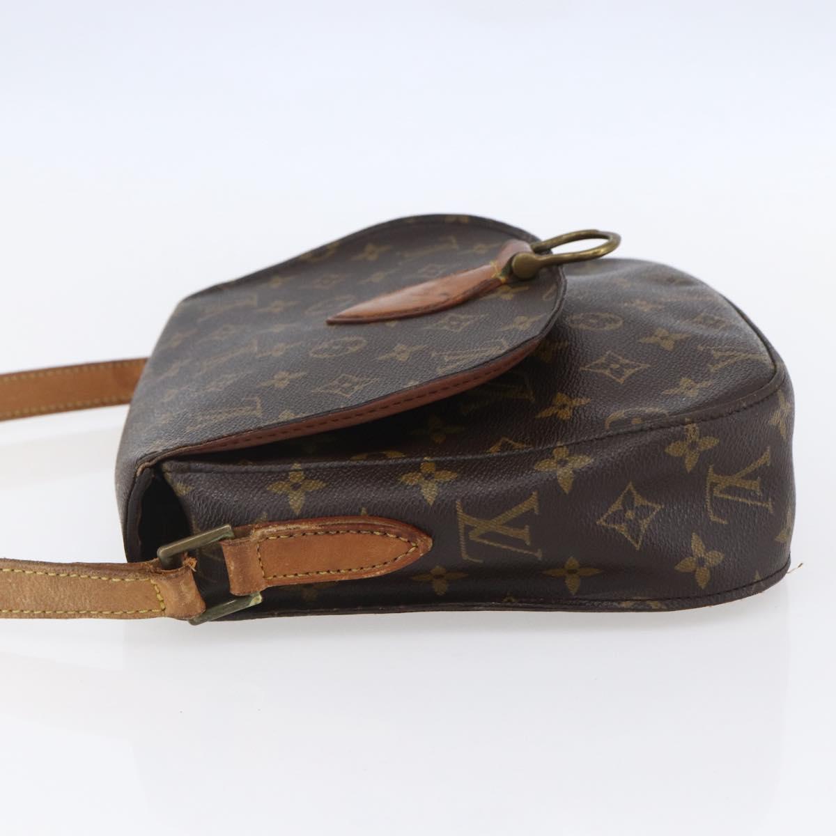 LOUIS VUITTON Monogram Saint Cloud GM Shoulder Bag M51242 LV Auth 150831