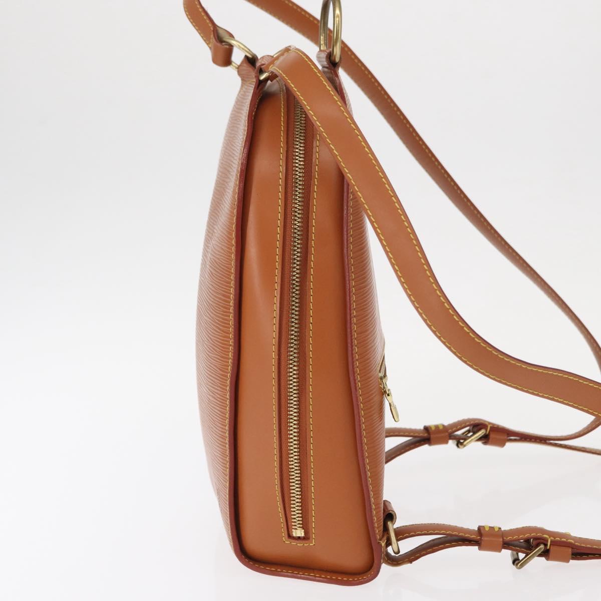 LOUIS VUITTON Epi Mabillon Backpack Zipangu Gold M52238 LV Auth 150851