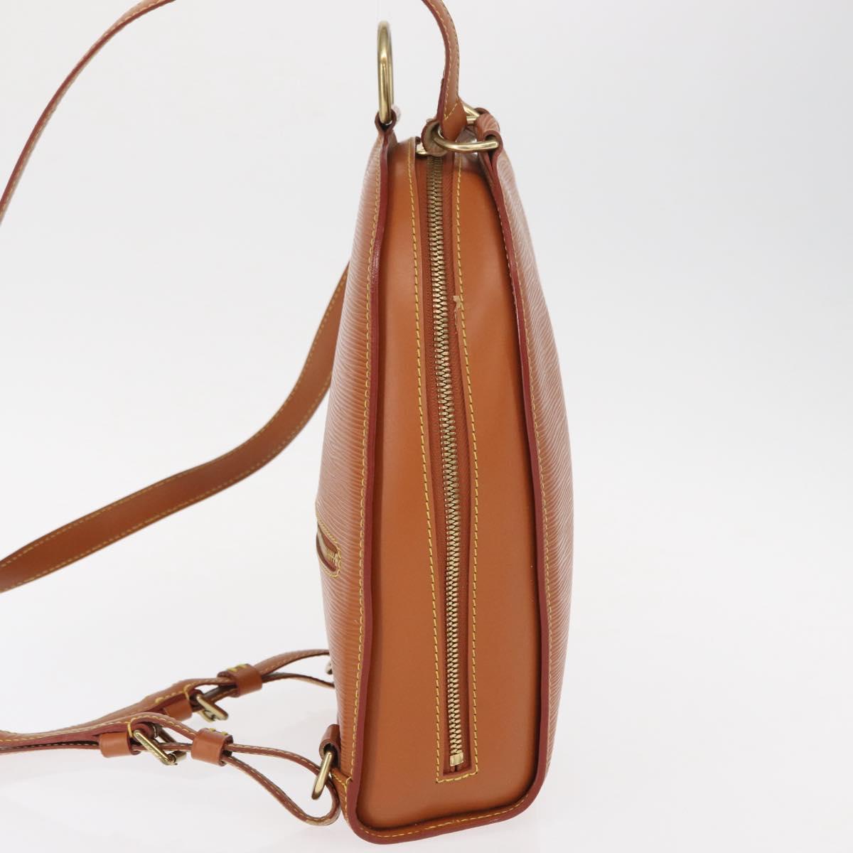 LOUIS VUITTON Epi Mabillon Backpack Zipangu Gold M52238 LV Auth 150851