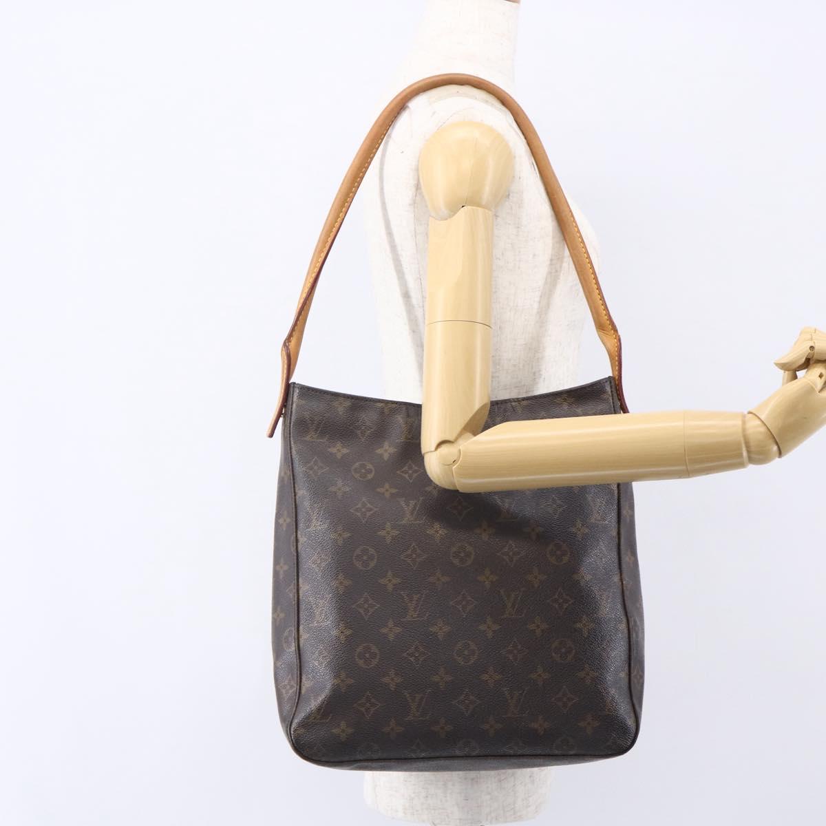 LOUIS VUITTON Monogram Looping GM Shoulder Bag M51145 LV Auth 150853