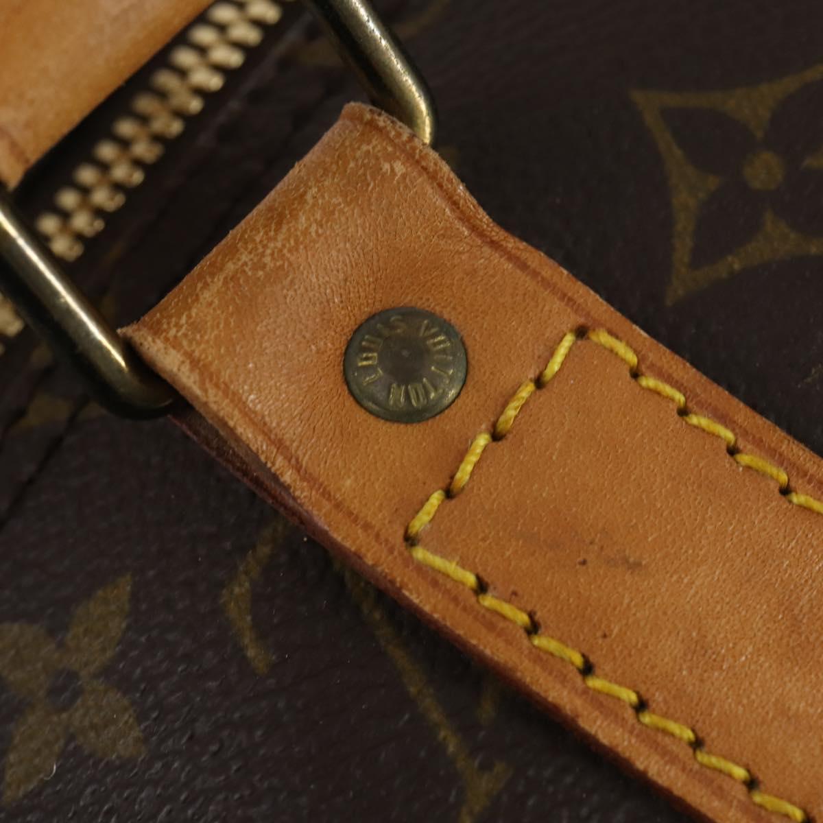 LOUIS VUITTON Monogram Keepall 55 Boston Bag M41424 LV Auth 150854