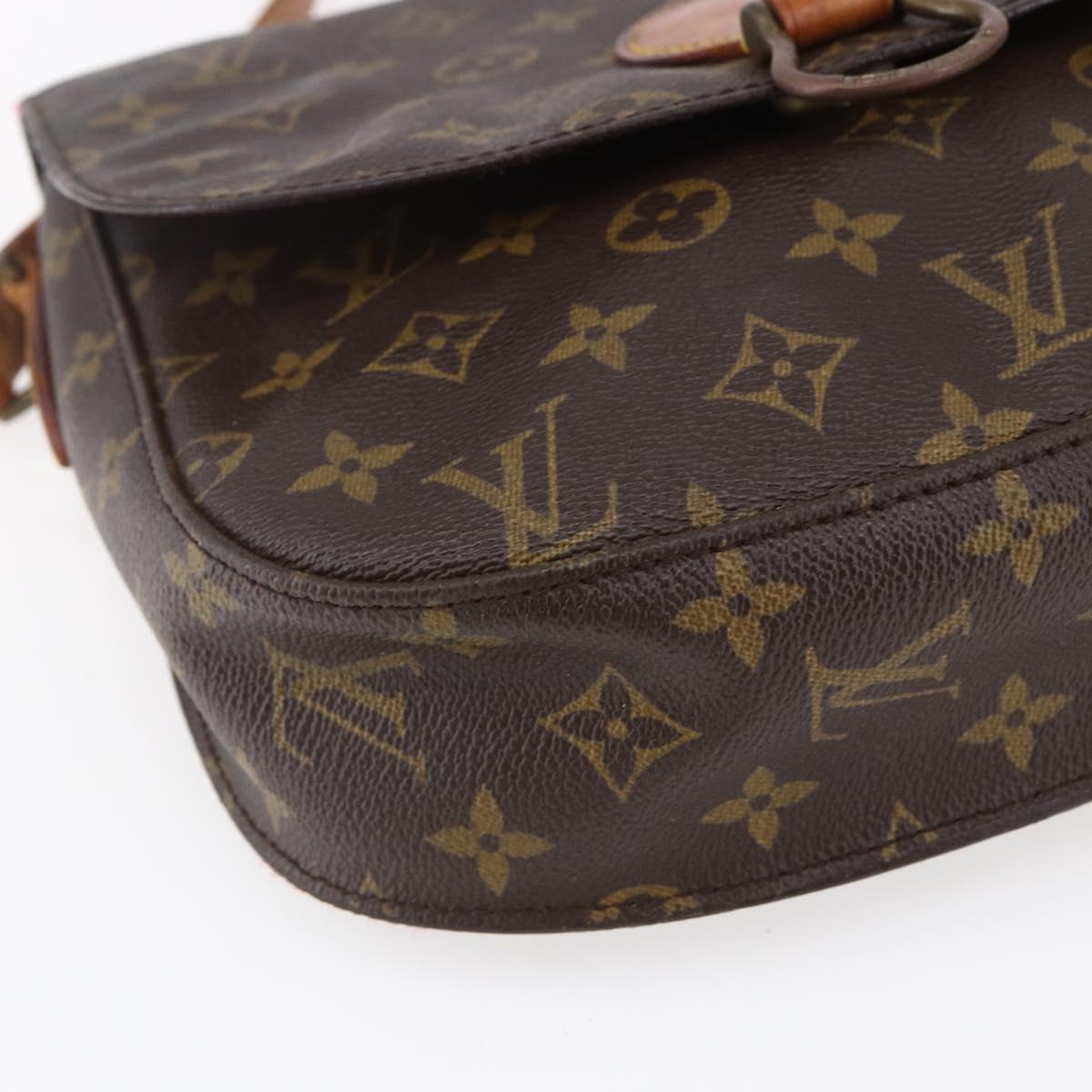 LOUIS VUITTON Monogram Saint Cloud GM Shoulder Bag M51242 LV Auth 150856