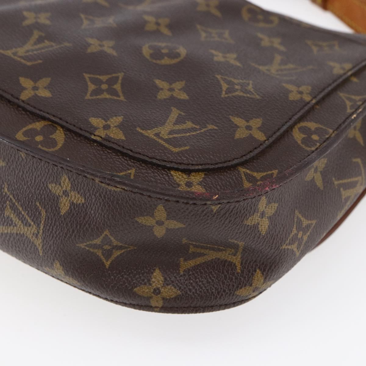 LOUIS VUITTON Monogram Saint Cloud GM Shoulder Bag M51242 LV Auth 150856