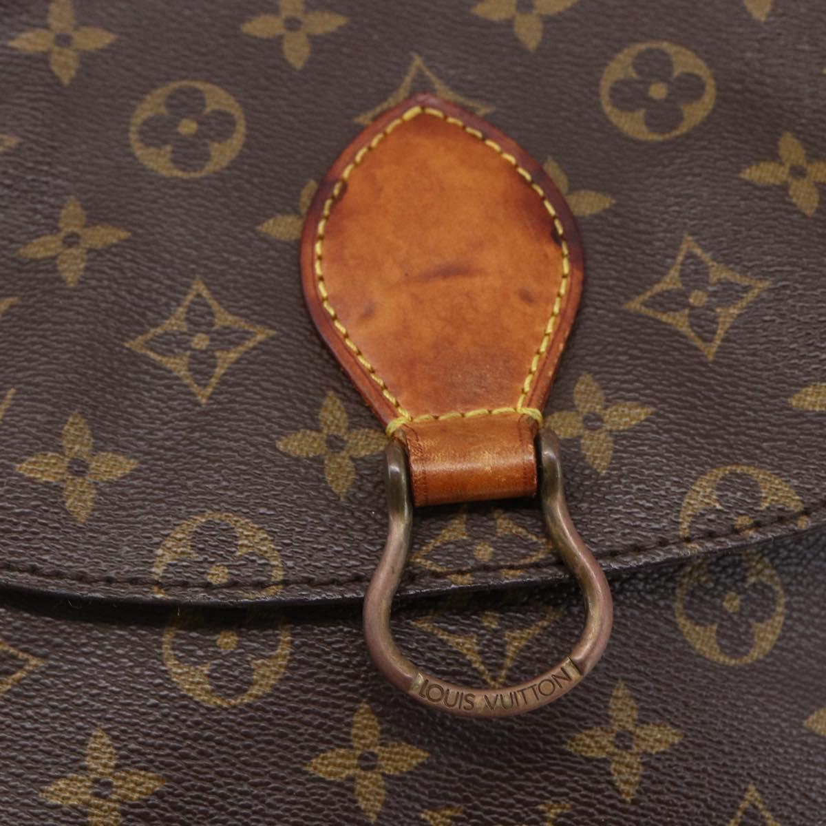 LOUIS VUITTON Monogram Saint Cloud GM Shoulder Bag M51242 LV Auth 150856