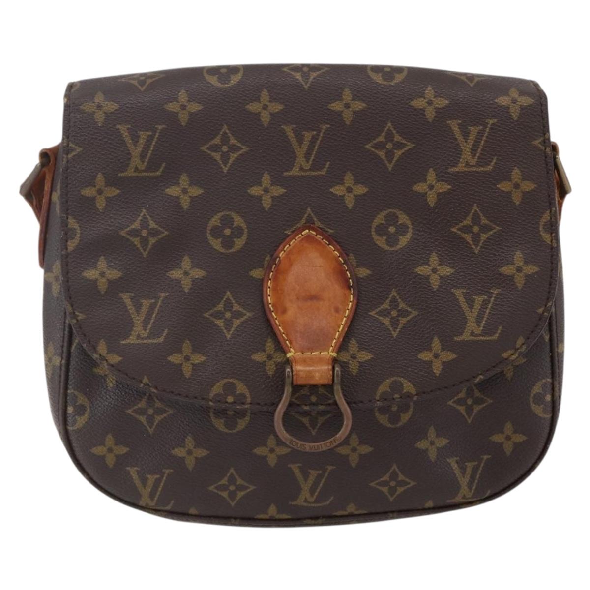LOUIS VUITTON Monogram Saint Cloud GM Shoulder Bag M51242 LV Auth 150856