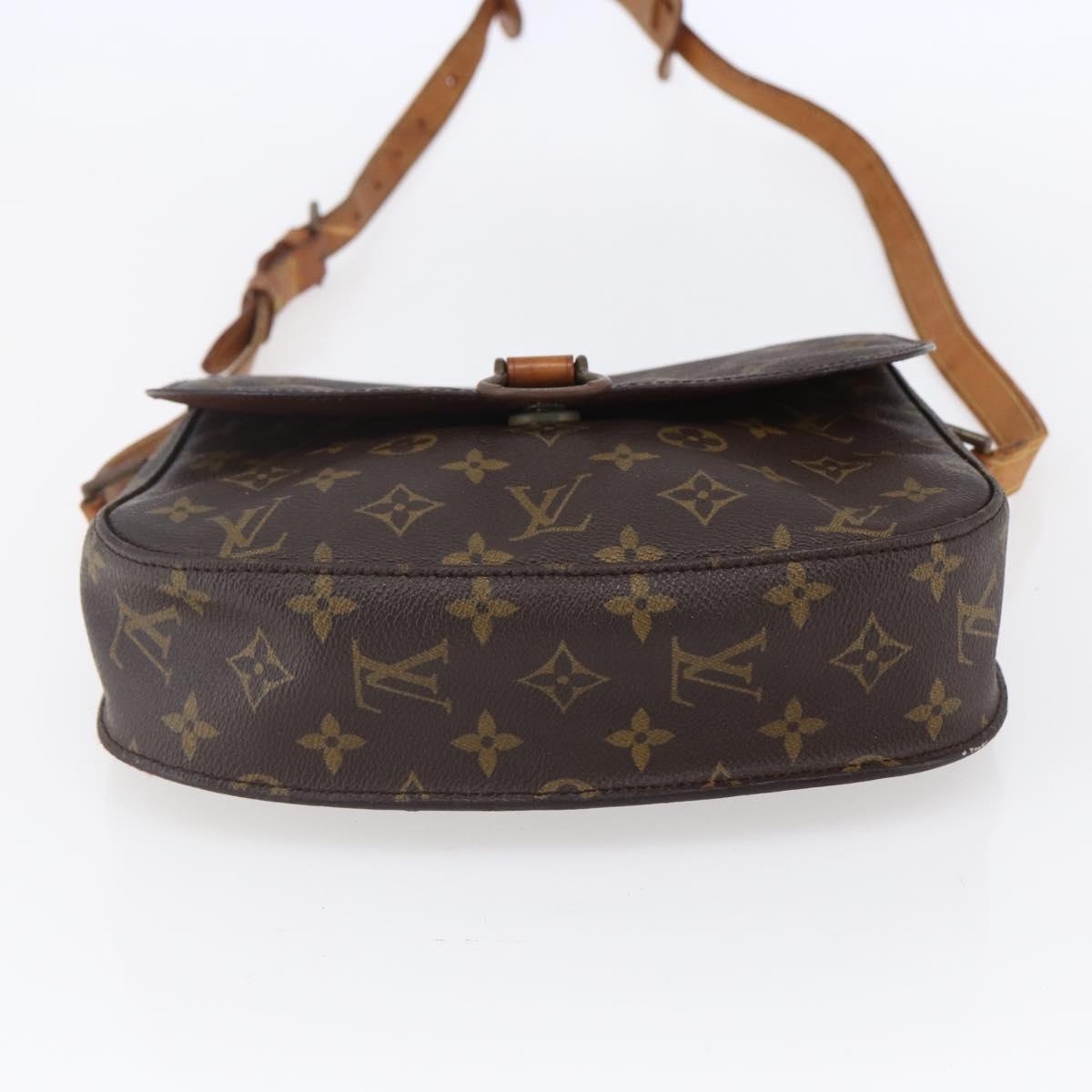 LOUIS VUITTON Monogram Saint Cloud GM Shoulder Bag M51242 LV Auth 150856