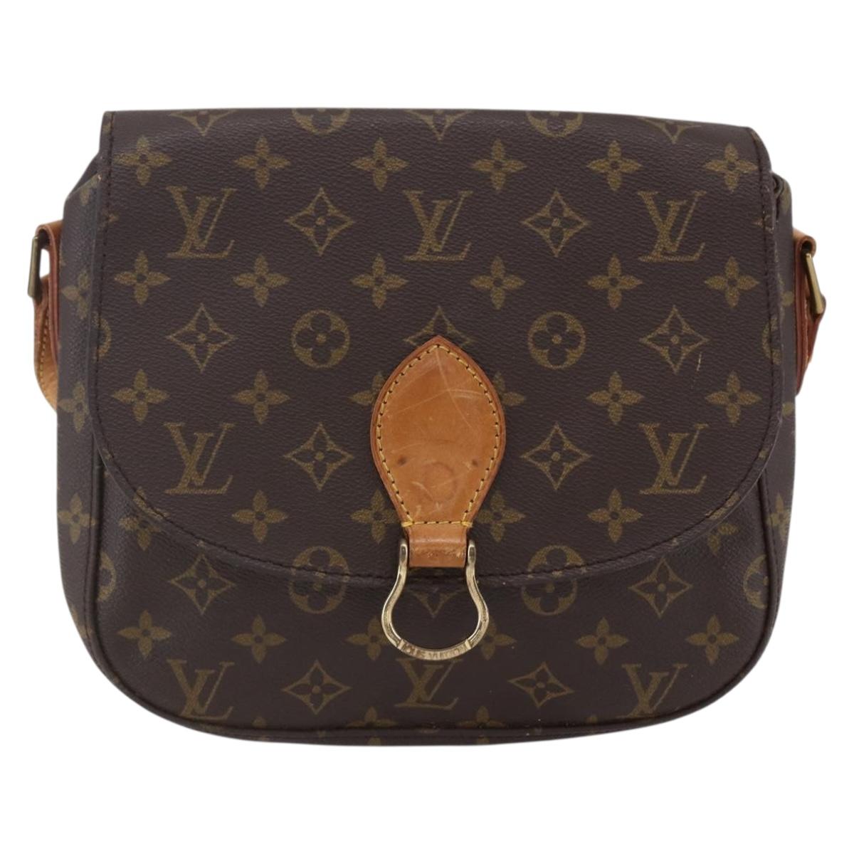 LOUIS VUITTON Monogram Saint Cloud GM Shoulder Bag M51242 LV Auth 150858
